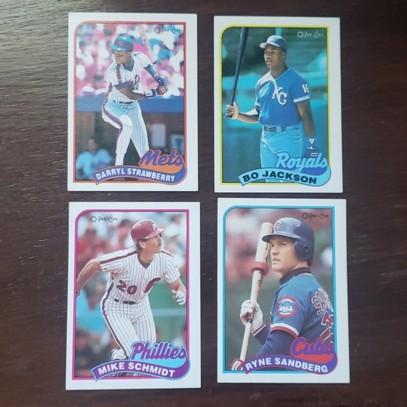 7 O-pee-chee baseball cards lot 1989 vintage mint - Picture 2 of 10